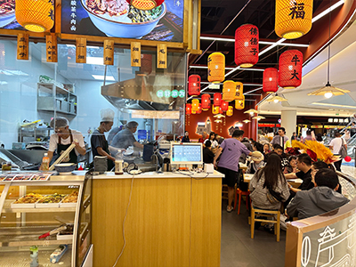 重庆店人气场景
