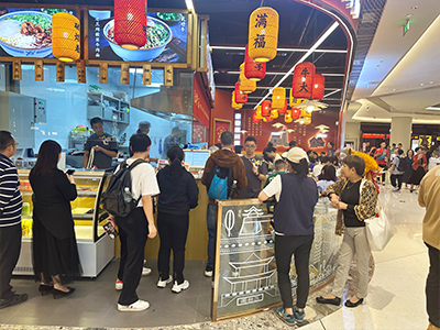 重庆店人气场景